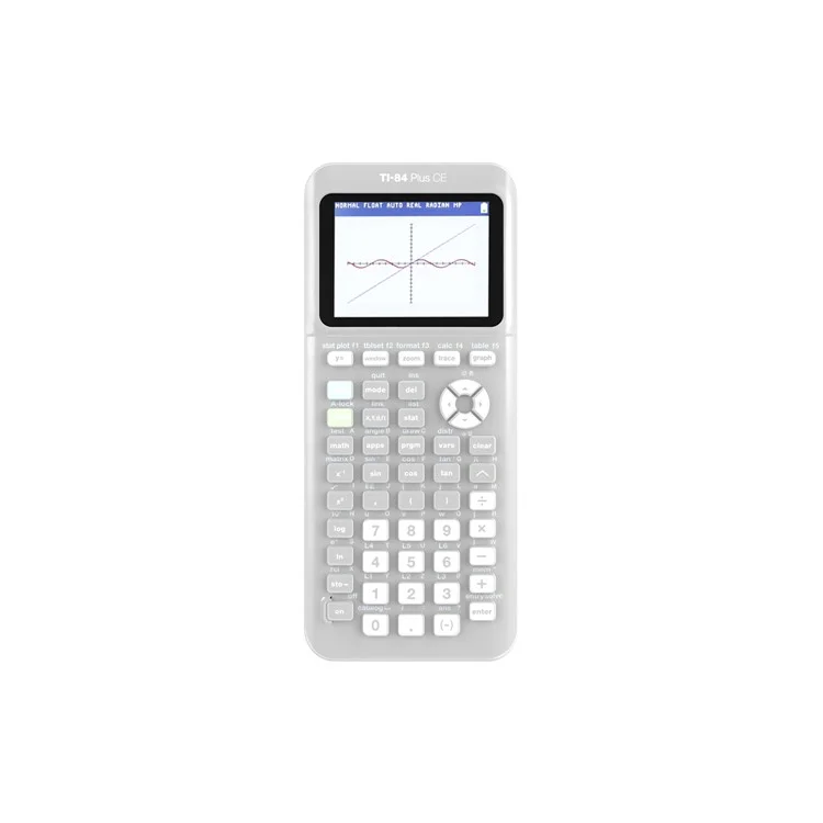 Silicone Case for Texas Instruments TI-84 Plus CE Calculator - White