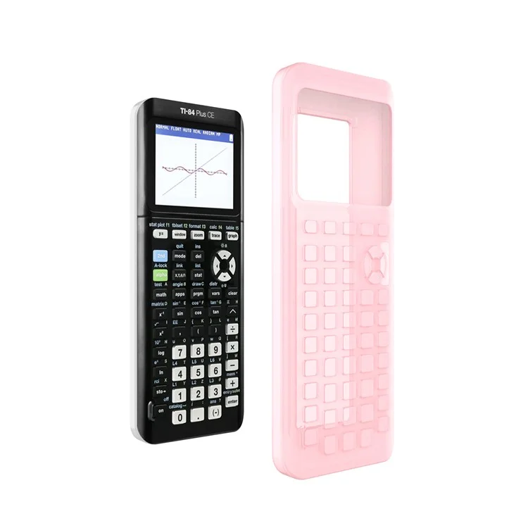 Silicone Case for Texas Instruments TI-84 Plus CE Calculator - Pink