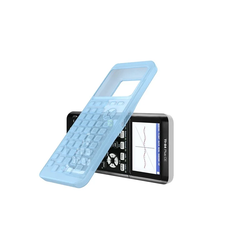 Silicone Case for Texas Instruments TI-84 Plus CE Calculator - Blue