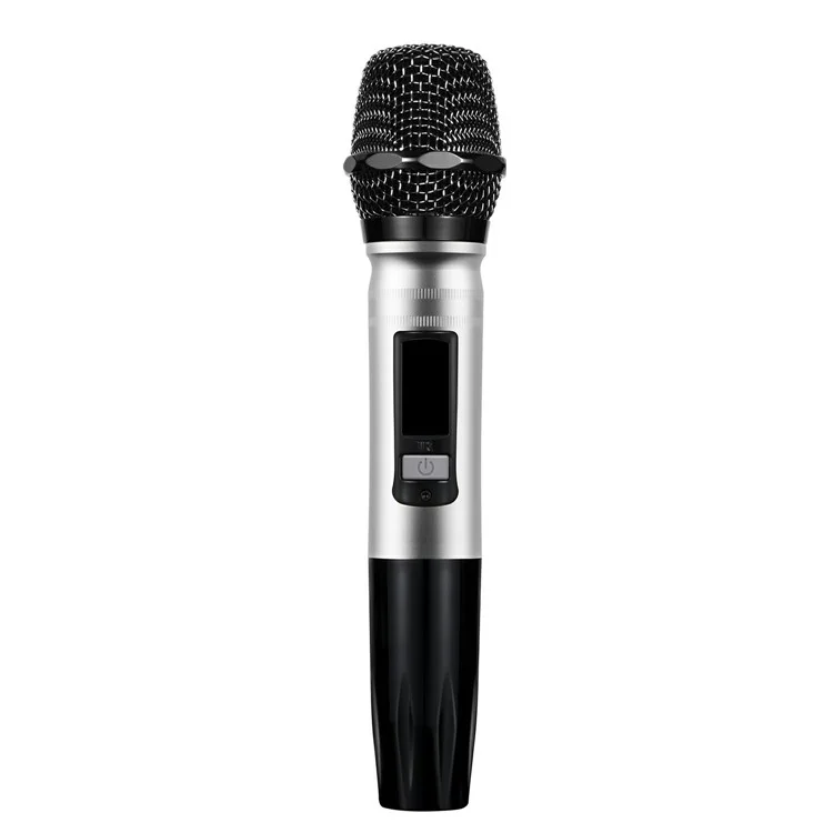 K8 Двойные Беспроводные Микрофоны Mini Family Home Karaoke System Pearing Machine Box - Черный / US Plug