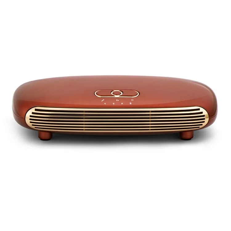 K8 Dual Wireless Microphones Mini Family Home Karaoke System Singing Machine Box - Red/US Plug