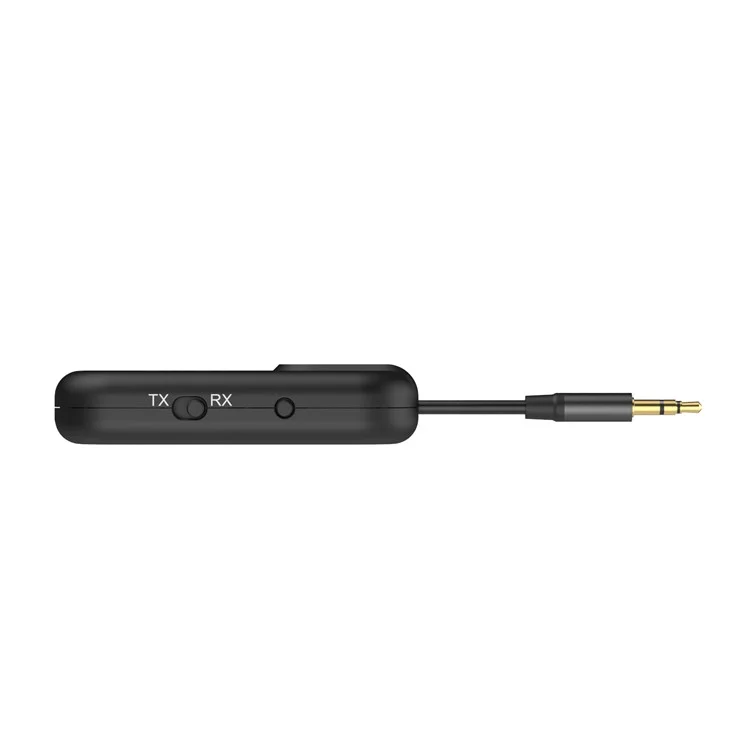 2-en-1 Bluetooth 5.0 Transmisor Receptor TV Altavoz de Automóvil de PC 3.5 mm Aux Hifi Music Audio Adaptador