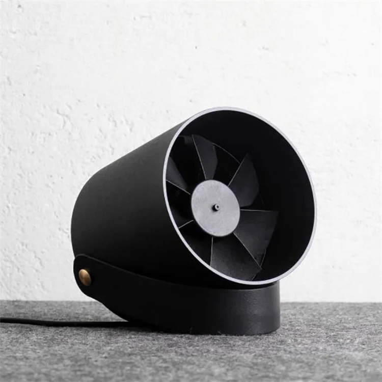 VH Ultra-Quiet USB Powered Portable Desk Fan Dual Motor Double Fan - Black