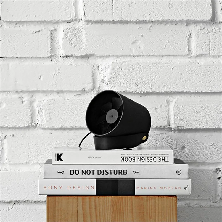 VH Ultra-Quiet USB Powered Portable Desk Fan Dual Motor Double Fan - Black