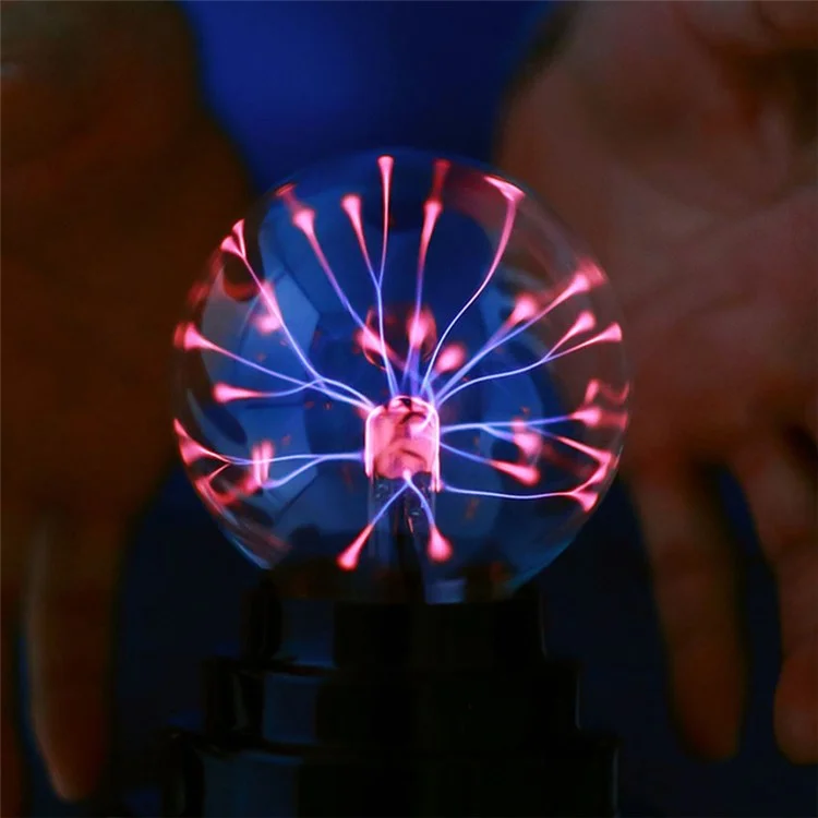 Lampada da Notte di Cristallo Magico Sfera di Sfera di Plasma USB