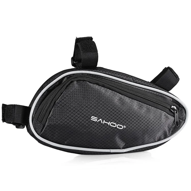 SAHOO 2L Bicycle Bike Tube Triangle Storage Bag - Black