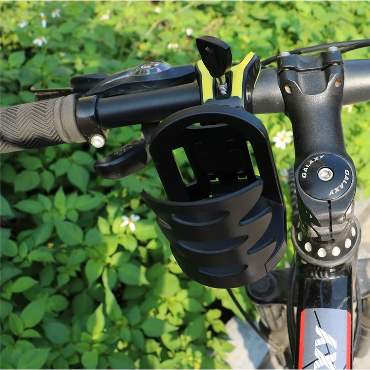 Outdoor Bike Bottle Holder Bicycle Adjustable Plastic Drink Water Bottle Cup Holder - Yellow