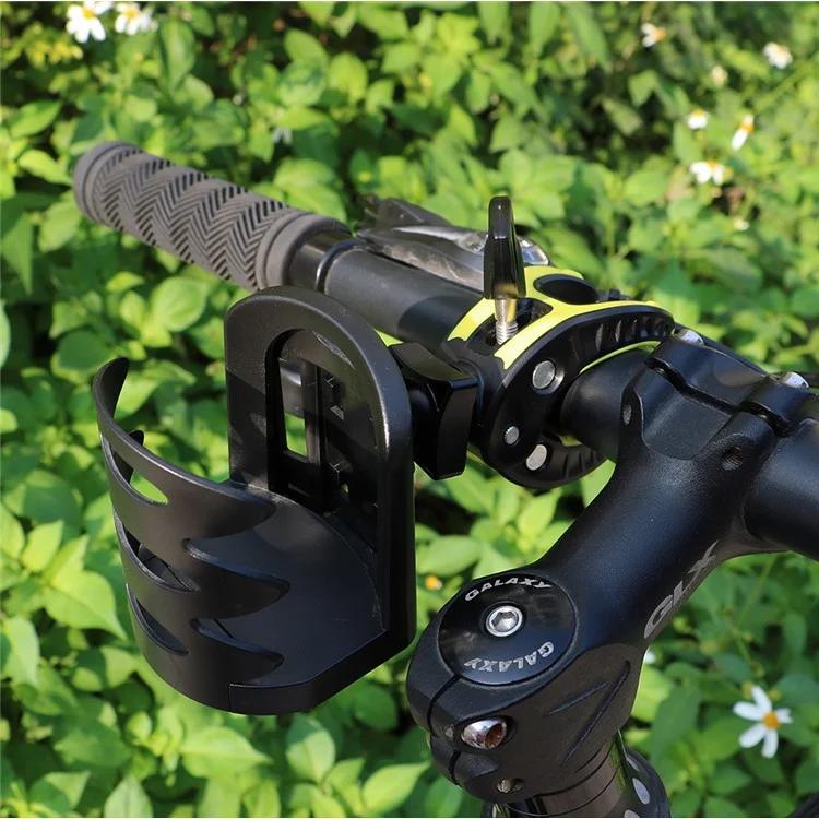 Outdoor Bike Bottle Holder Bicycle Adjustable Plastic Drink Water Bottle Cup Holder - Yellow