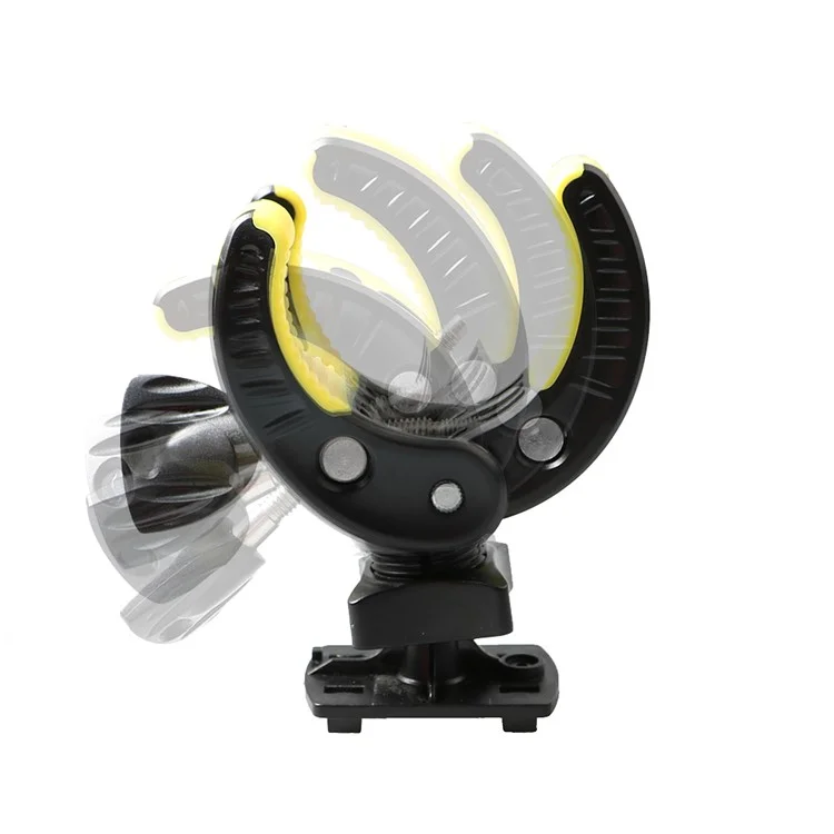 Outdoor Bike Bottle Holder Bicycle Adjustable Plastic Drink Water Bottle Cup Holder - Yellow