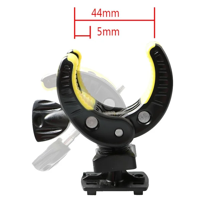 Outdoor Bike Bottle Holder Bicycle Adjustable Plastic Drink Water Bottle Cup Holder - Yellow