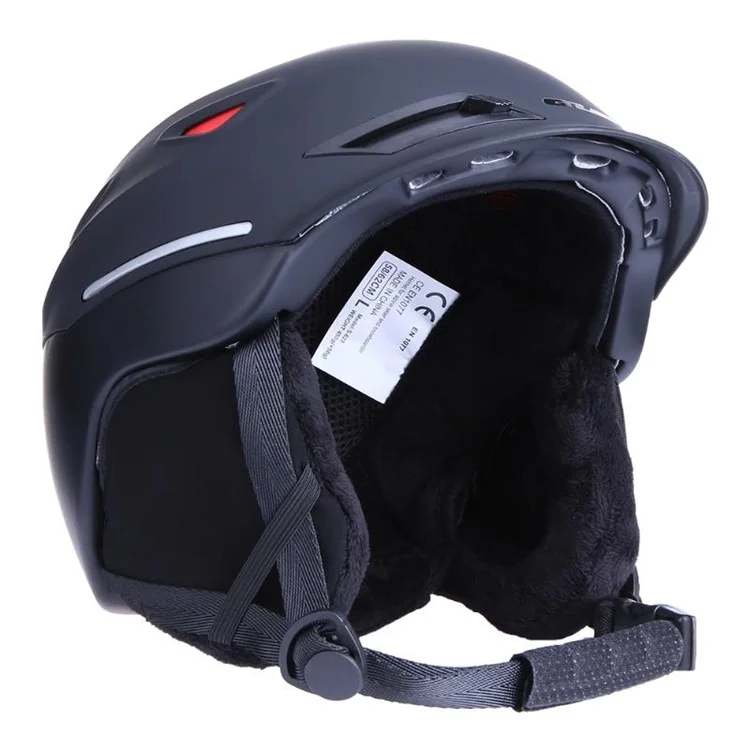 GUB 628 Ski Helmet Breathable Snow Sports Cycling Helmet Head Circumference: 58-62cm - Black