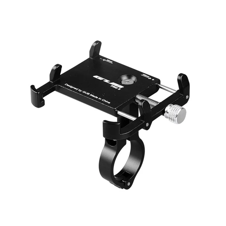 Gub Pro2 55 ~ 100 mm Universal Motorbike Manillar Monte Montaje de Aluminio Aleación Mobile Soporte de Teléfono Móvil - Negro