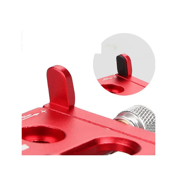 GUB PLUS 9 Aluminium Allial Illop Telonded Sopeder le Voir Motobor Motobare Montre, Taille de la Pince: 55-100 mm - Rouge