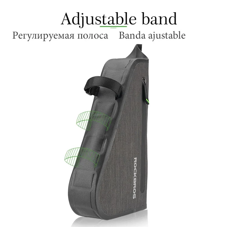 ROCKBROS 5L Waterproof Bike Bag Triangle Cycling Tube Pouch Quick Release Frame Bag