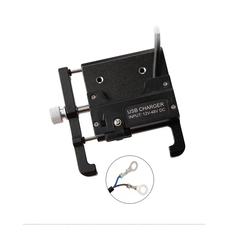 GUB G-91 Supporto Telefono per Biciclette da Strada Stabile - Nero