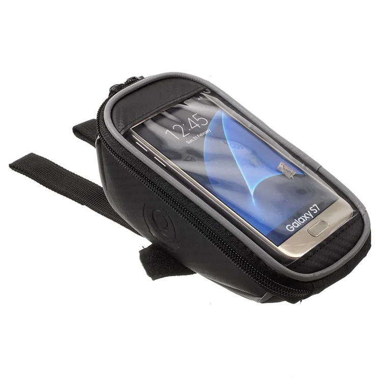 ROSWHEEL Bicycle Handlebar Touchable Phone Bag for Samsung Galaxy A9/J7, Size: 16.5 x 8cm 11810