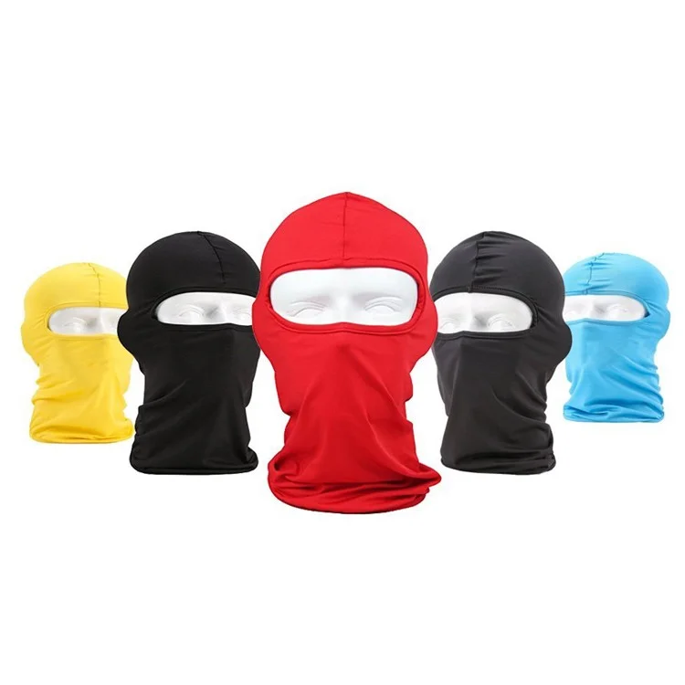Lycra Fabrics Ski Face Mask Motorcycle Cycling Bike Bandana Dust-proof Balaclava - Red