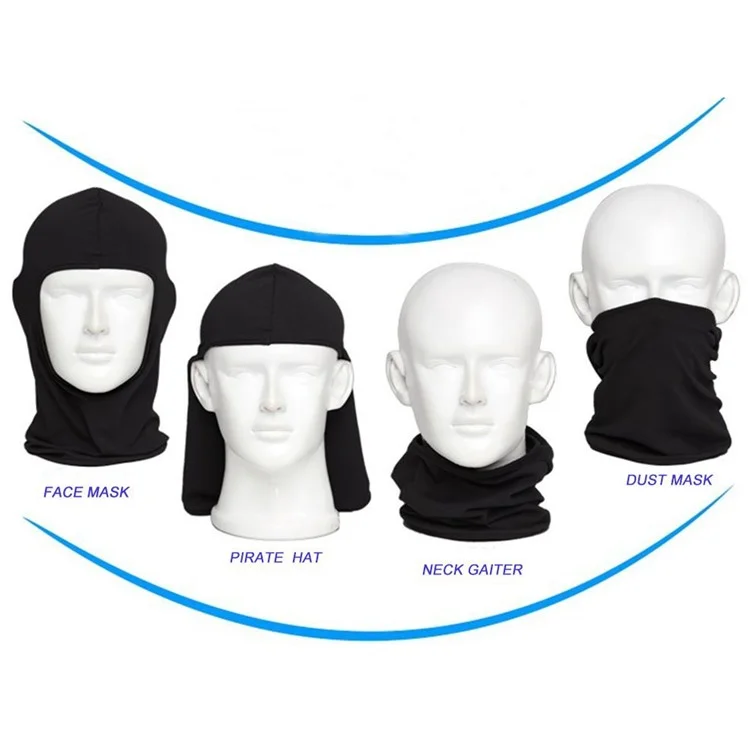 Lycra Fabrics Ski Face Mask Motorcycle Cycling Bike Bandana Dust-proof Balaclava - Yellow