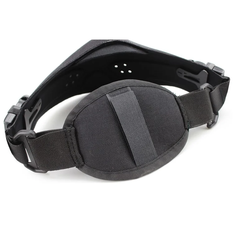 Tactical Mask CS Outdoor Cycling Half Face Lightweight Protector Mask - Black (MA-40-BK)