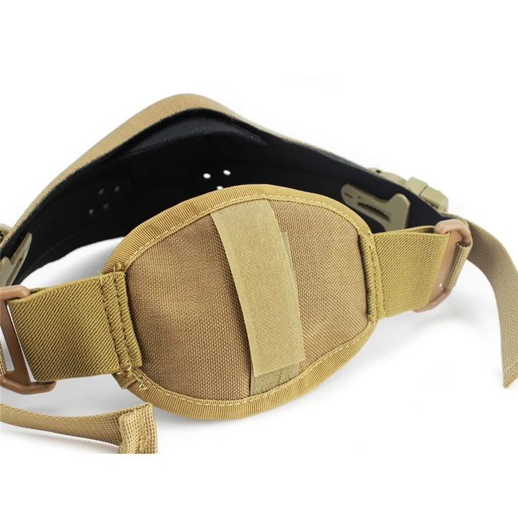 Tactical Mask CS Outdoor Sweat-proof Half Face Protector Mask - Khaki (MA-40-T)
