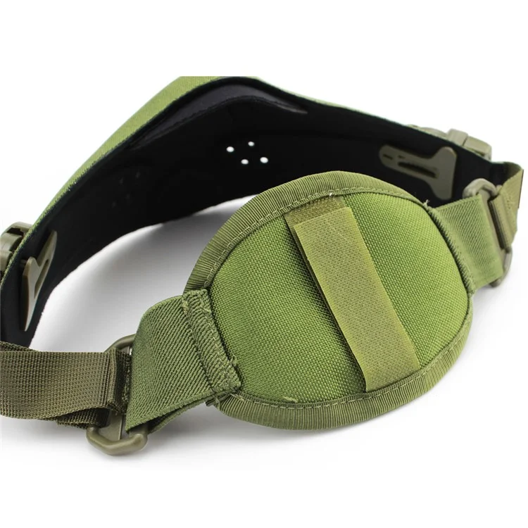 Tactical Mask CS Outdoor Breathable Half Face Protector Mask - Green (MA-40-OD)