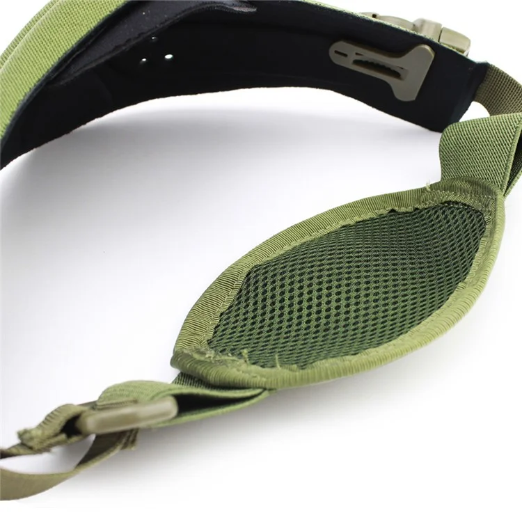 Tactical Mask CS Outdoor Breathable Half Face Protector Mask - Green (MA-40-OD)