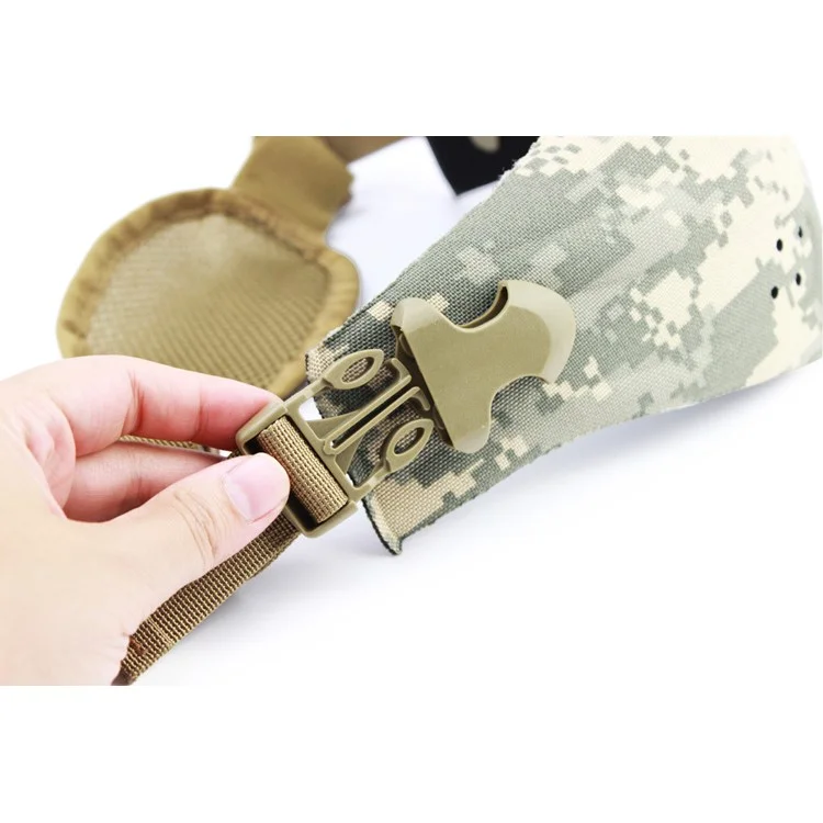 Outdoor Tactical CS Sports Face Mask Half Face Mask - ACU