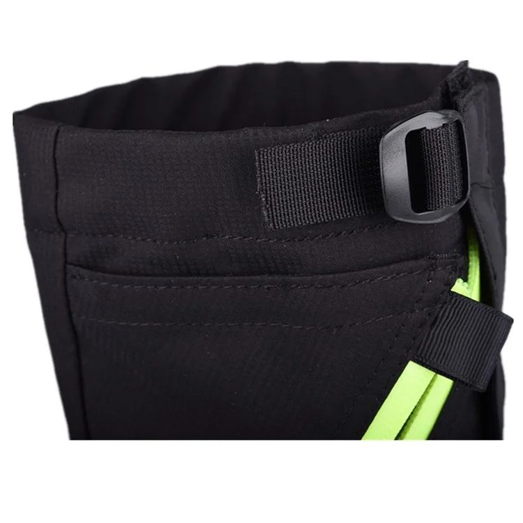 Outdoor Waterproof Camping Hiking High Leg Gaiters with Reflective Stripe for Children - Black