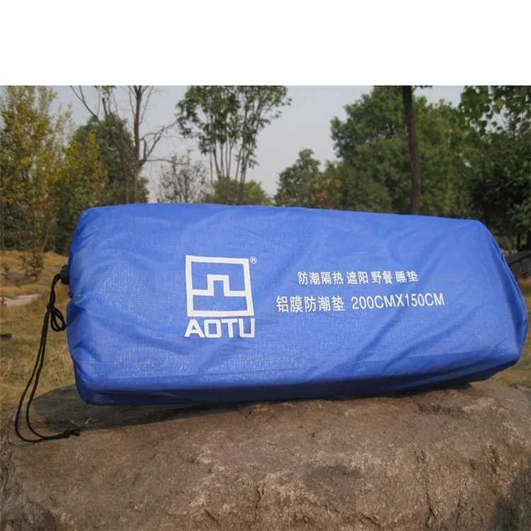 AOTU AT6218 Waterproof Dampproof Mat Pad Double Side Aluminum Film for Camping Picnic, Size: 200 x 150cm
