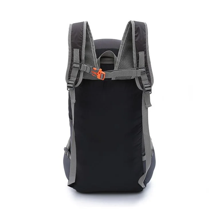 L36 Multi-functional Oxford Outdoor Lightweight Sports Hiking Riding Camping Climbing Folding Backpack - Black