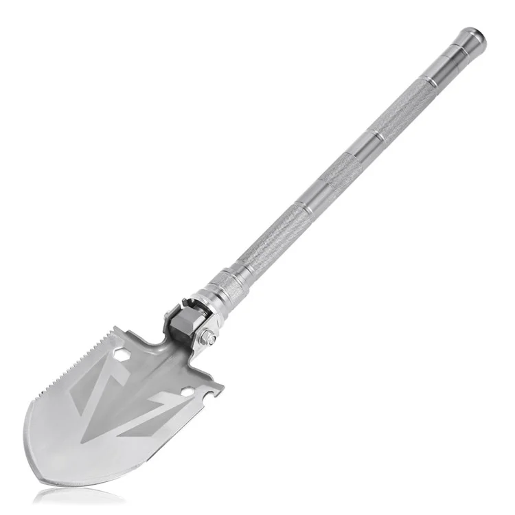 CTSMART JH-1 Multi-functional Tactical Entrenching Shovel Military Folding Shovel Survival Gear - Grey