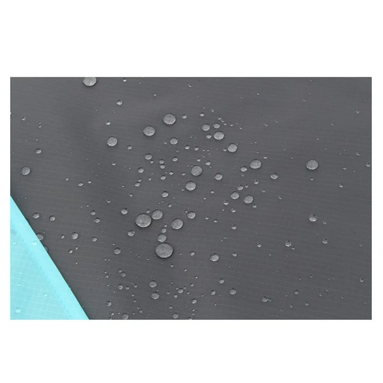 Multi-functional Hiking Camping Mat Outdoor Picnic Pad Raincoat with Hood, Size: 140x140cm - Grey