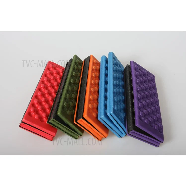 2PCS/Pack Foldable Hiking Camping Mat Outdoor Picnic Pad Cushion, Size: 39 x 27 x 1cm - Blue