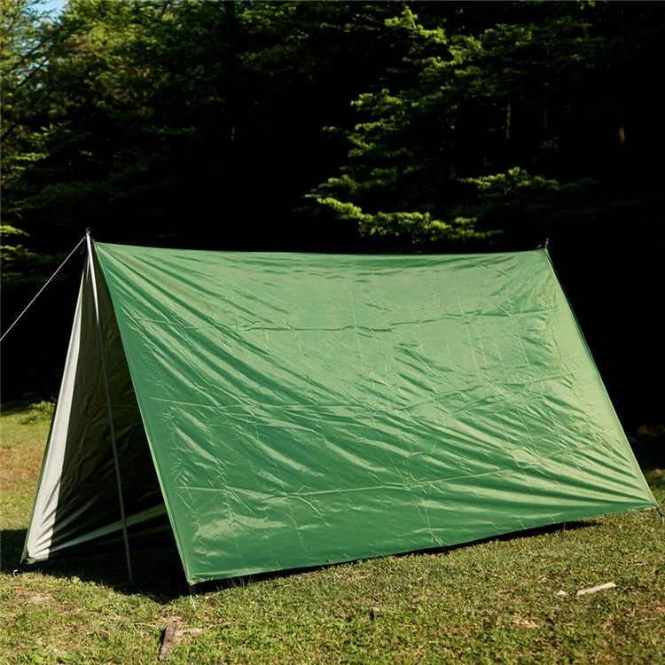 Multifunctional Large Sun Shelter Canopy Portable Outdoor Camping Hiking Tent 300 x 300 CM - Green
