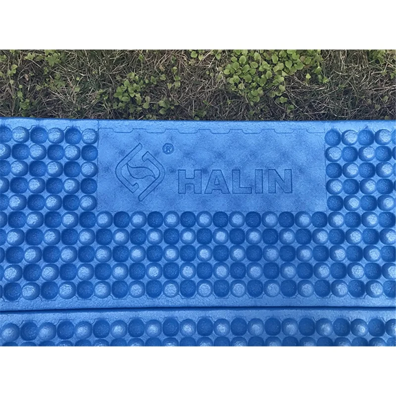 Outdoor Foldable XPE Foam Honeycomb Thickened Moisture-proof Play Mat Sleeping Mat, Size: 186 x 65 x 1cm - Blue