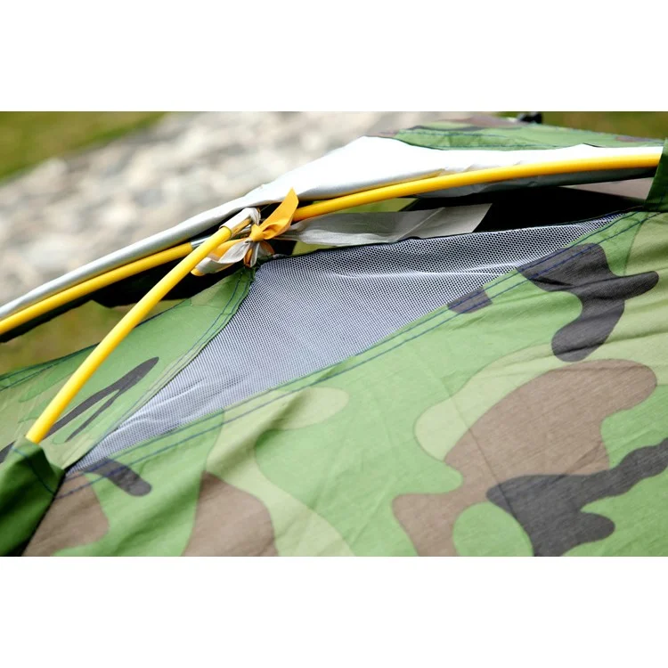 Camouflage Ultralight Portable Camping Tent for 3-4 Persons with Carry Bag BL037