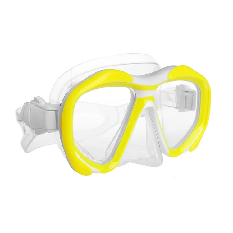 COPOZZ Anti-fog Diving Snorkeling Googles with Myopic Lens MSK4260 - Yellow / 350 Degrees