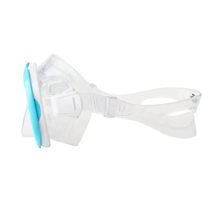 COPOZZ Anti-fog Diving Snorkeling Googles with Myopic Lens MSK4260 - Blue / 400 Degrees
