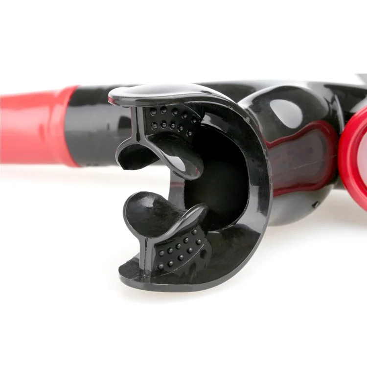 COPOZZ Swimming Diving Snorkel Breathing Tube with Silicon Mouthpiece SK4300 - Red