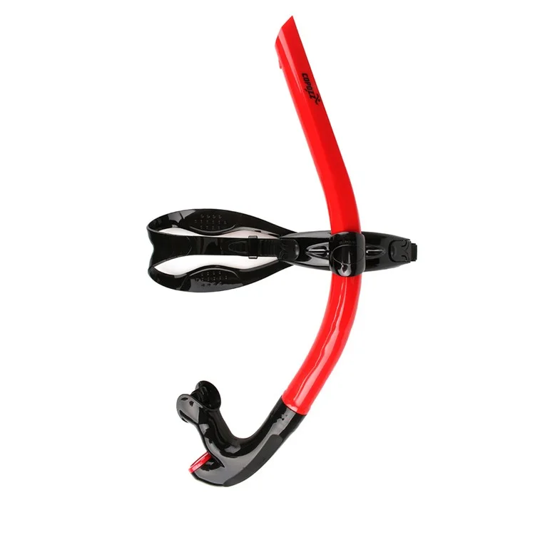 COPOZZ Swimming Diving Snorkel Breathing Tube with Silicon Mouthpiece SK4300 - Red