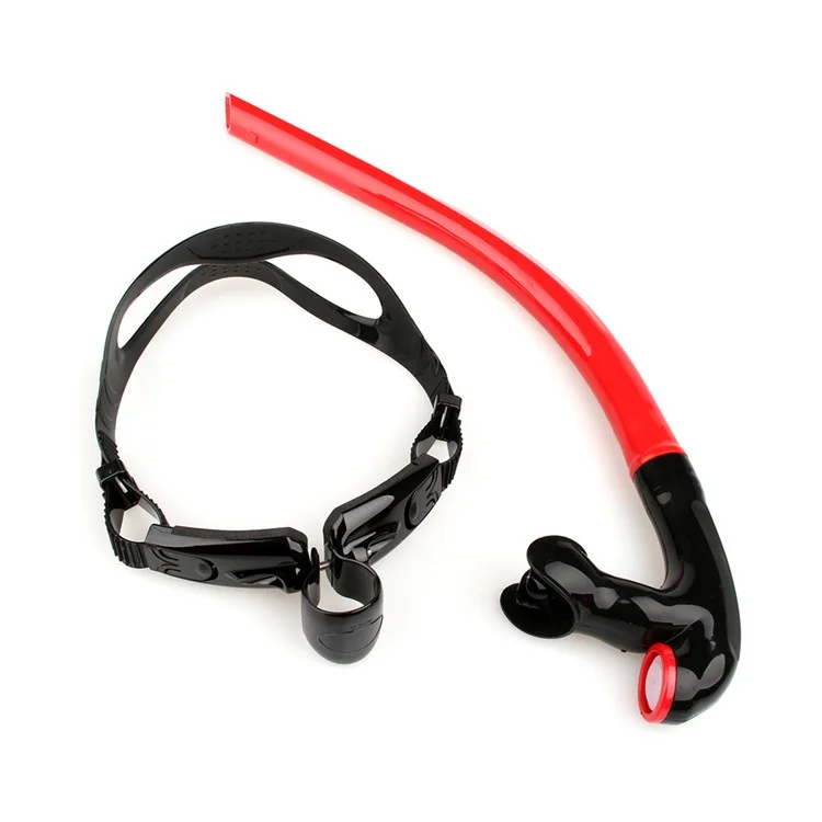 COPOZZ Swimming Diving Snorkel Breathing Tube with Silicon Mouthpiece SK4300 - Red