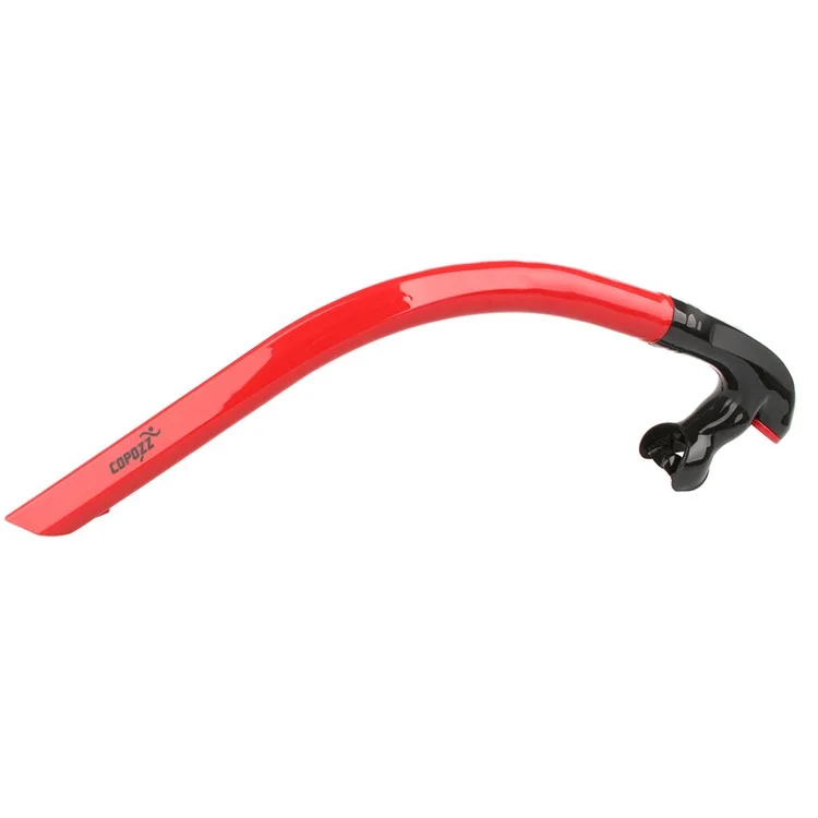 COPOZZ Swimming Diving Snorkel Breathing Tube with Silicon Mouthpiece SK4300 - Red