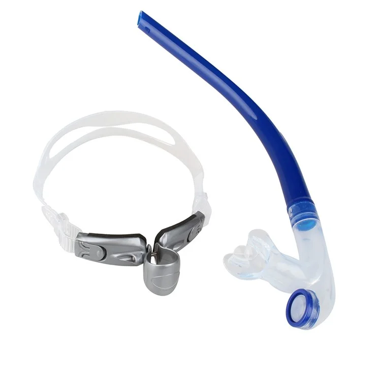 COPOZZ Swimming Diving Snorkel Breathing Tube with Silicon Mouthpiece SK4300 - Blue