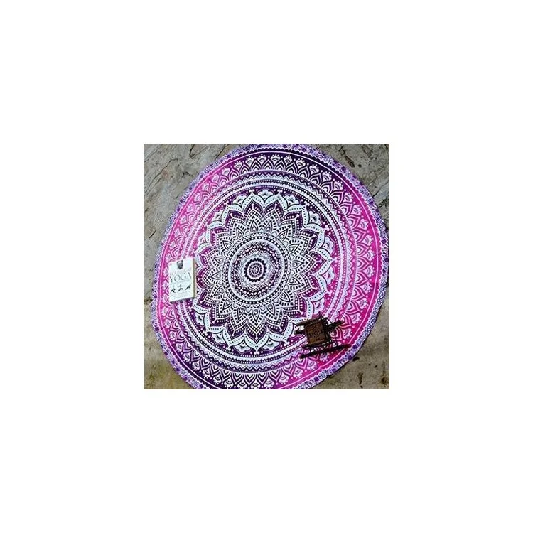 Mandala 150cm Round Chiffon Beach Throw Towel Cover Shawl Tapestry - Style N