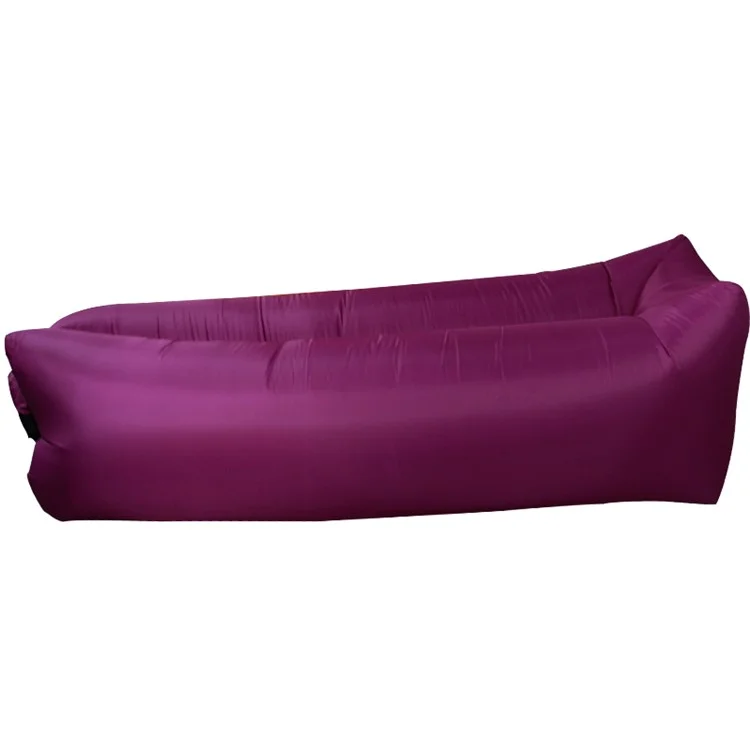 GOLDEN TAI Side Pocket Air Inflation Sofa Couch Bag Square Side for Beach Camping Rest - Purple