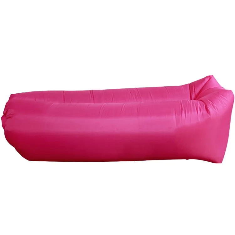 GOLDEN TAI Square Side Inflatable Air Lazy Sofa Couch Bag for Beach Camping Rest Home Nap - Rose