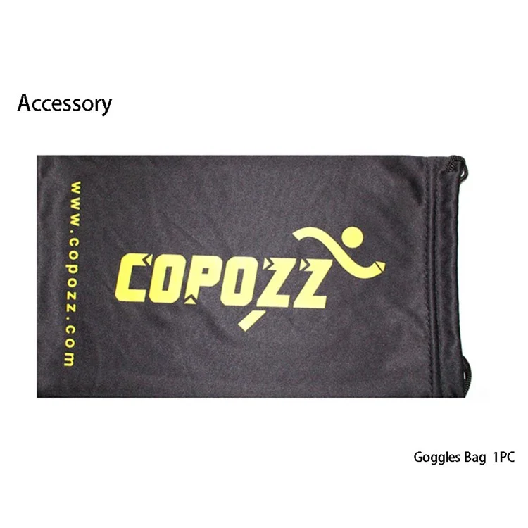 COPOZZ Snowmobile Snowboard Skate Ski Anti-Fog Goggles Set with 4 Lens - White
