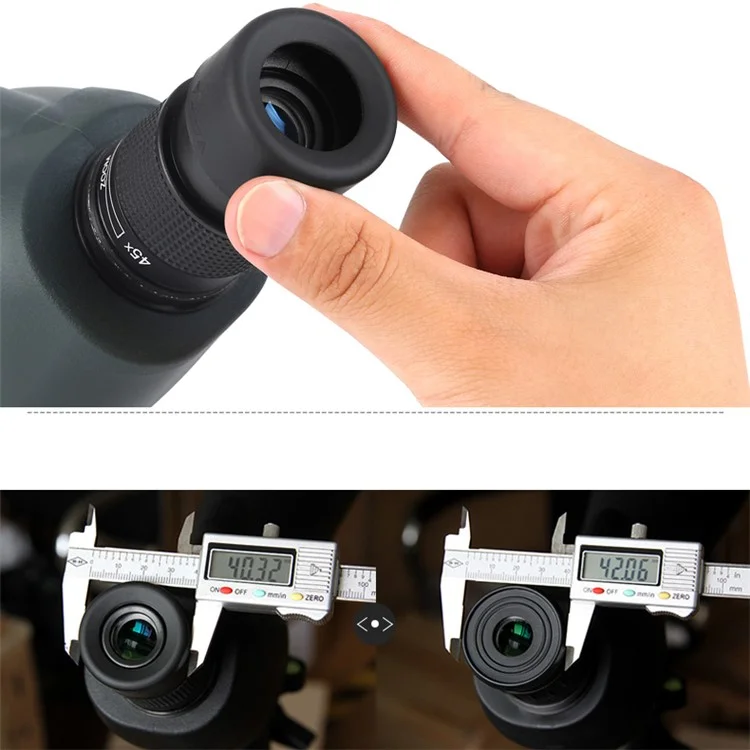 EYESKEY EK8345 15-45X Outdoor Bird Watching Monocular Telescope with BAK4 Prism - Black