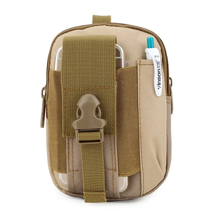 Outdoor Sports Pouch Multifunctional Nylon Bag for iPhone 6s/6 Etc - Khaki