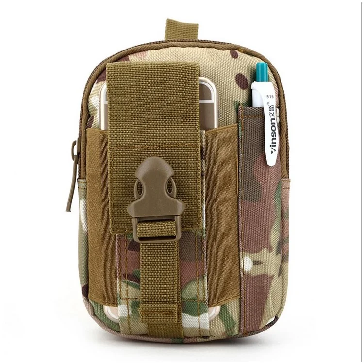 Outdoor Sports Nylon Waist Pouch Bag for iPhone 6s/6 Etc - Camouflage